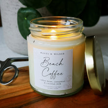 Load image into Gallery viewer, Beach Coffee Soy Wax Candle